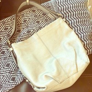 Silver Coach bag in good condition